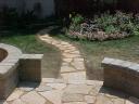 Tennessee Flagstone Garden Path with Decomposed Granite Between Flagstone